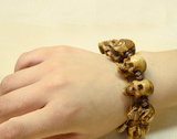 Customizable Deer Antler Mystic Skull Bracelet - Holy Buyble