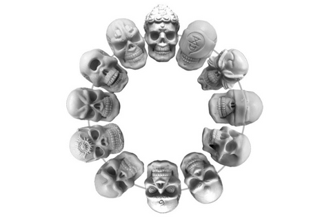 Customizable Mystic Skull Bracelet