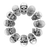 Customizable Mammoth Ivory Fossil Mystic Skull Bracelet - Holy Buyble