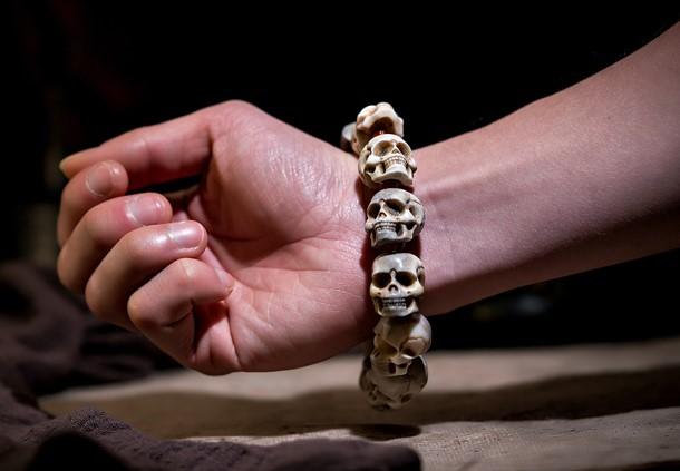 Deer Antler Decayed Skull Bracelet - Holy Buyble