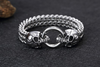 Spin Biting Twin Skull Bracelet - Holy Buyble