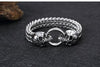 Spin Biting Twin Skull Bracelet - Holy Buyble