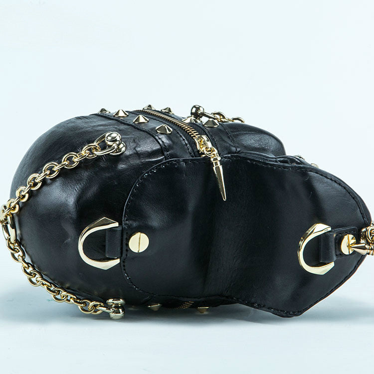 Mummy Skull Chain Studded Sling Bag - Holy Buyble