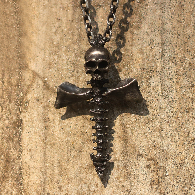 Skull and shop crossbones pendant