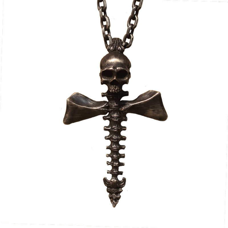 Skull Crossbones Pendant - Holy Buyble