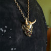 Japanese Oni Demon Silver Pendant - Holy Buyble