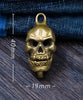 Brass Skull Key Ring - Holy Buyble