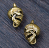 Brass Skull Key Ring - Holy Buyble