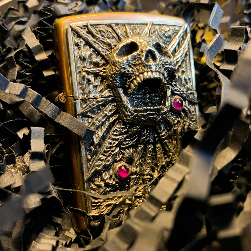 Death Trap Vampire Skull Lighter Case - Holy Buyble