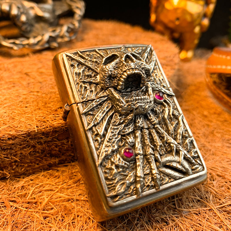 Death Trap Vampire Skull Lighter Case - Holy Buyble