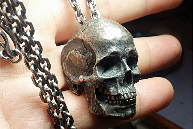 Realistic Skull Necklace - Holy Buyble