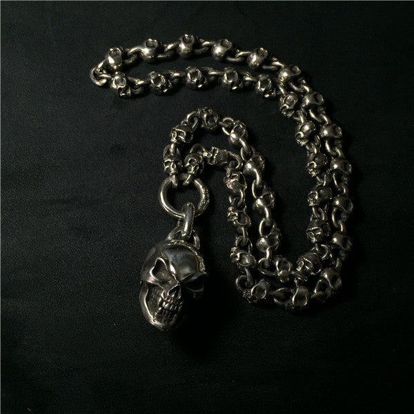 Chain Skull Necklace - Holy Buyble