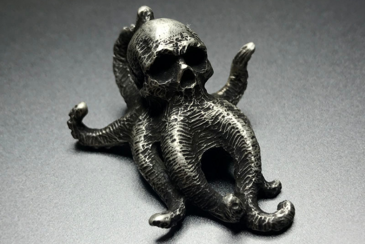 Skull Octopus Pendant - Holy Buyble