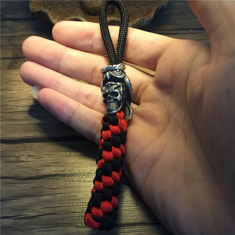 Skull Owl Paracord Keychain - Holy Buyble