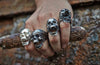 Moveable Jaw Realistic Skull Ring - Holy Buyble