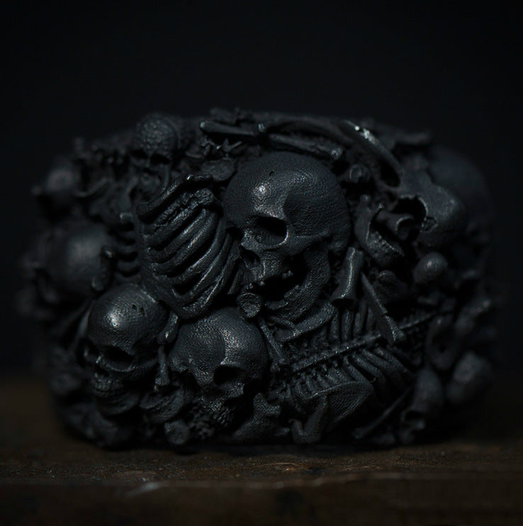 Skeleton Nightmare Master Skull Ring - Holy Buyble