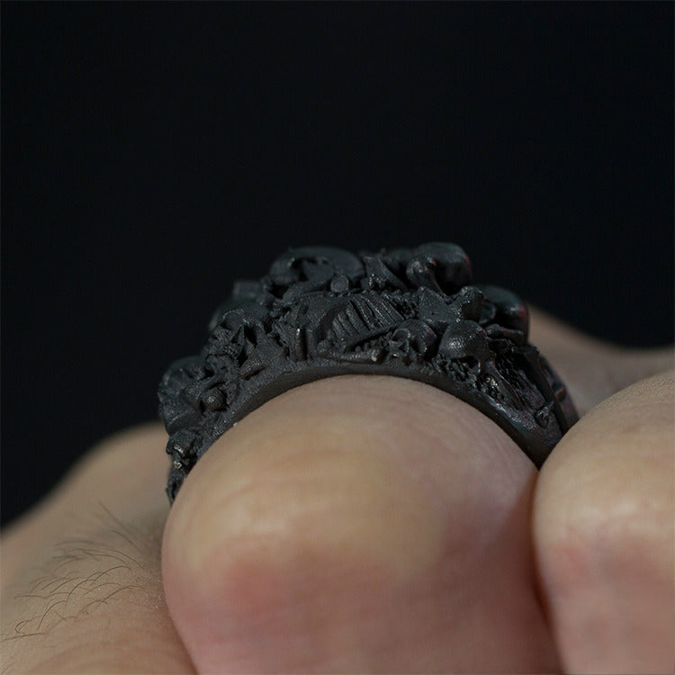 Skeleton Nightmare Master Skull Ring - Holy Buyble