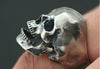 Moveable Jaw Realistic Skull Ring - Holy Buyble