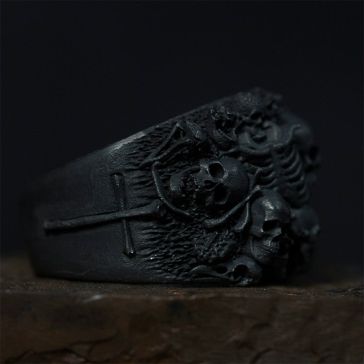 Skeleton Nightmare Master Skull Ring - Holy Buyble