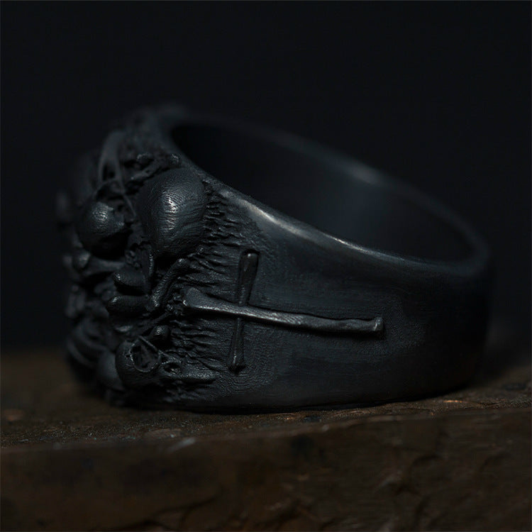 Skeleton Nightmare Master Skull Ring - Holy Buyble