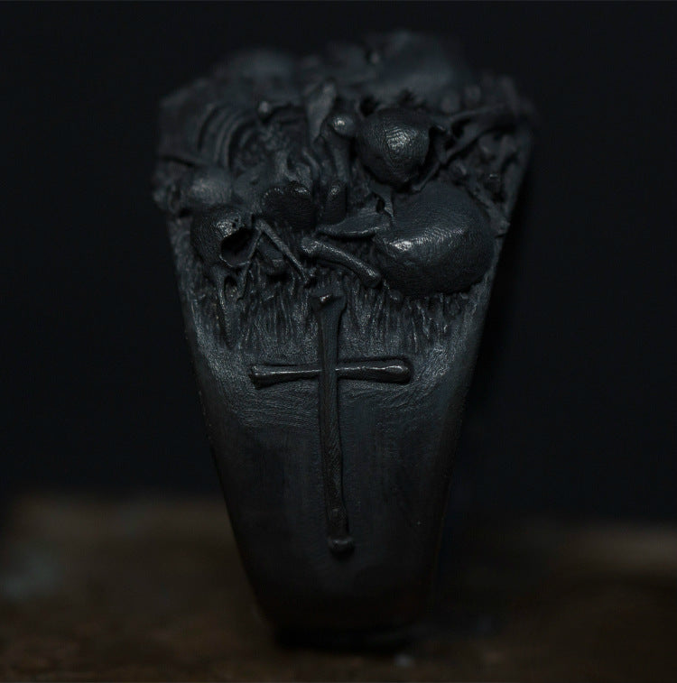 Skeleton Nightmare Master Skull Ring - Holy Buyble