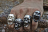 Moveable Jaw Realistic Skull Ring - Holy Buyble