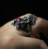 Twin Scorpion Skull Ring - Holy Buyble