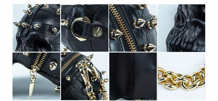 Mummy Skull Studded Sling Bag - Holy Buyble