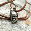 Galaxy Sheen Winged Skull Necklace - Holy Buyble