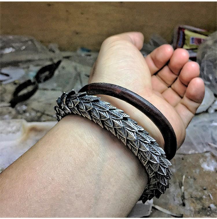 🐉 Rattlesnake Dragon Scaly Bracelet 🐍 - Holy Buyble