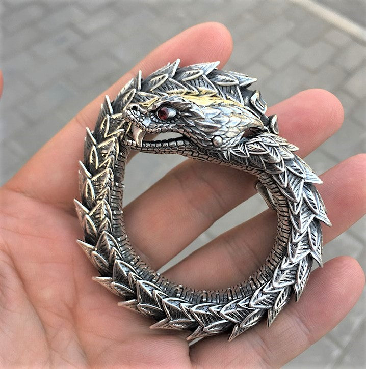 🐉 Rattlesnake Dragon Scaly Bracelet 🐍 - Holy Buyble