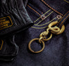 Snake Pendant Key Ring Large - Holy Buyble