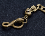 Snake Skull Biker Wallet Chain - Holy Buyble