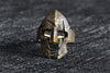 Spartacus Mask Silver Ring - Holy Buyble