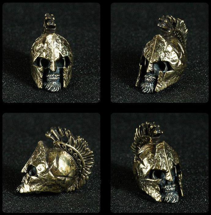 Bearded Spartacus Skull Pendant - Holy Buyble