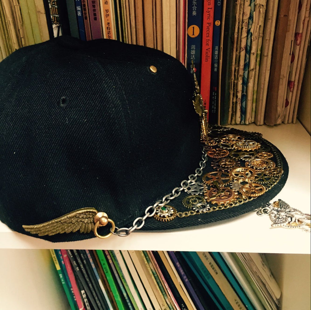 Steampunk Cross & Wings Snapback - Holy Buyble