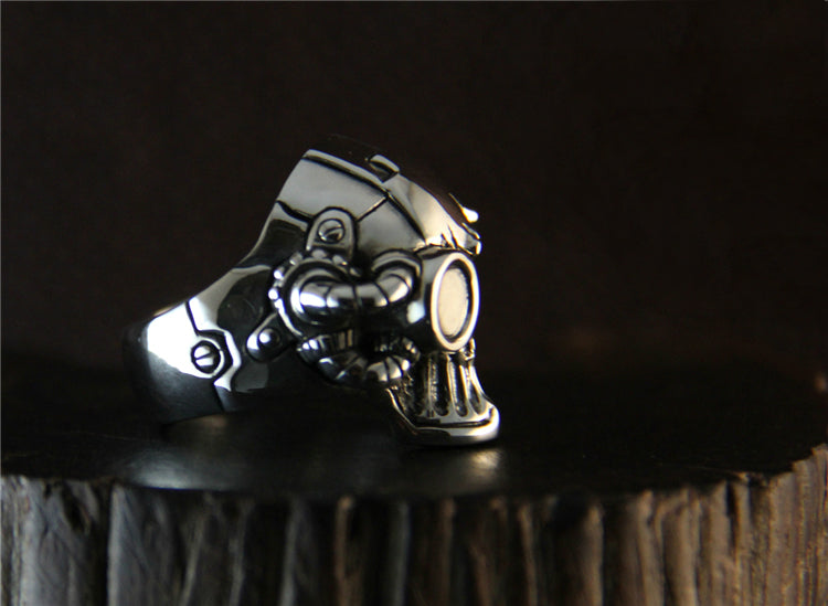 Steampunk Skull Ring - Holy Buyble