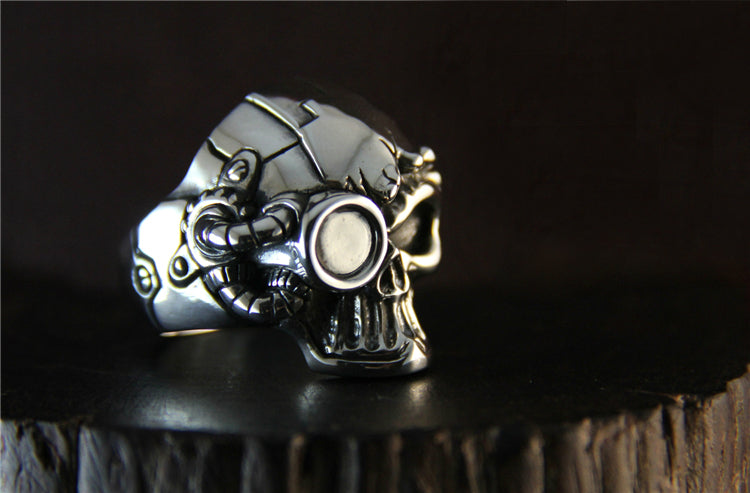 Steampunk Skull Ring - Holy Buyble