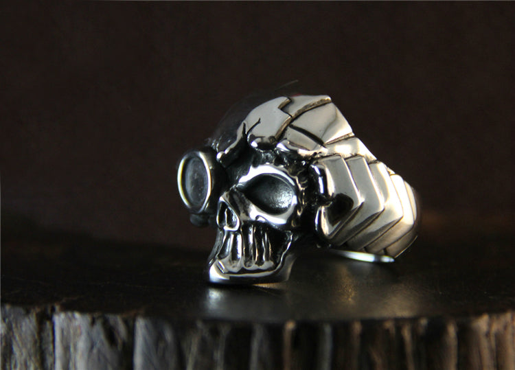 Steampunk Skull Ring - Holy Buyble