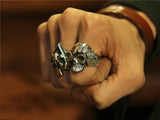Steampunk Skull Ring - Holy Buyble
