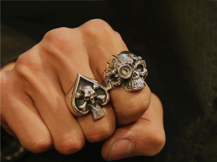 Steampunk Skull Ring - Holy Buyble