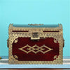 Studded Treasure Chest Jewelry Box 