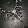 Raven Skull Bones Necklace 