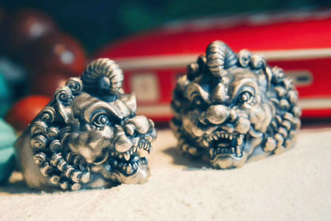 Japanese Samurai Skull Ring