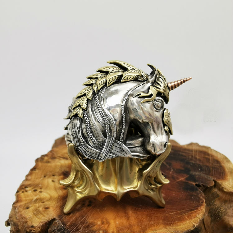 Fearless Knight Unicorn Ring - Holy Buyble