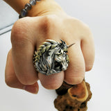 Fearless Knight Unicorn Ring - Holy Buyble