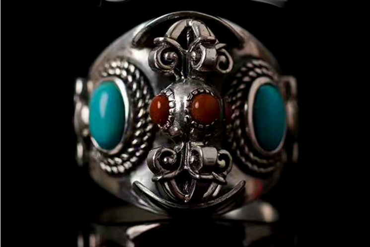 Tibetan Spinning Vajra Ring - Holy Buyble