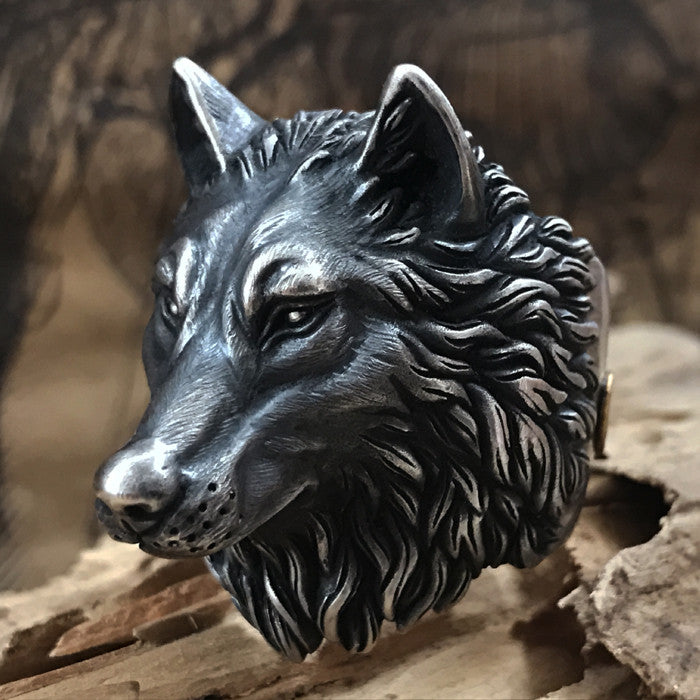 🐺 Pack Leader Wolf Ring - Holy Buyble