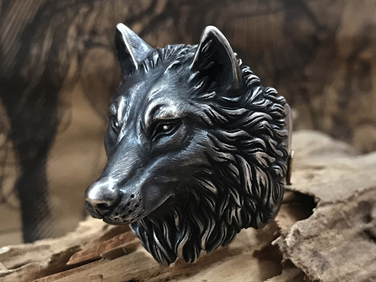 🐺 Pack Leader Wolf Ring - Holy Buyble