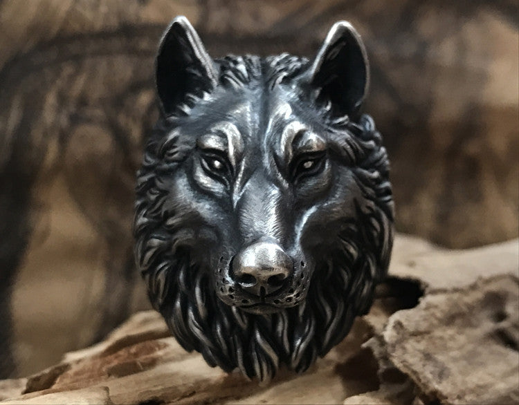 🐺 Pack Leader Wolf Ring - Holy Buyble